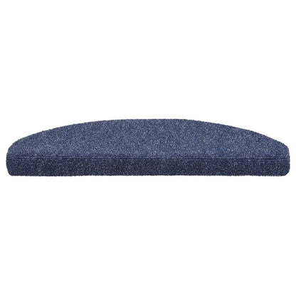 Stufenmatten Selbstklebend 5 Stk. 65x21x4 cm Blau Halbrund Groß