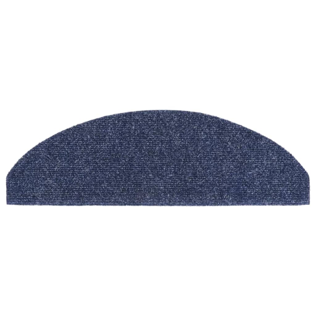Stufenmatten Selbstklebend 5 Stk. 65x21x4 cm Blau Halbrund Groß