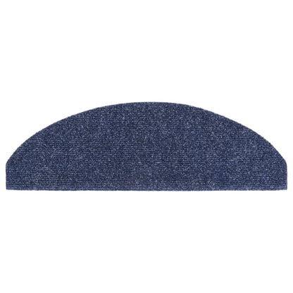 Stufenmatten Selbstklebend 5 Stk. 65x21x4 cm Blau Halbrund Groß