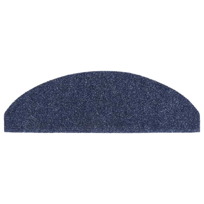 Stufenmatten Selbstklebend 10 Stk. 65x21x4 cm Blau Halbrund Groß