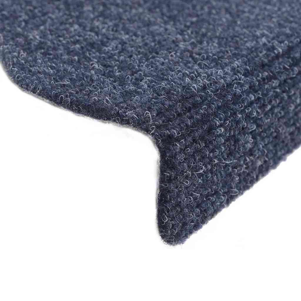 Stufenmatten Selbstklebend 10 Stk. 65x21x4 cm Blau Halbrund Groß