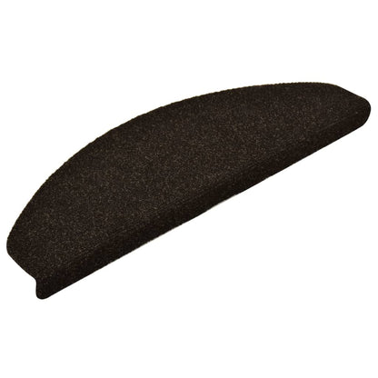 Stufenmatten Selbstklebend 5 Stk. 65x21x4 cm Dunkelbraun Halbrund Groß