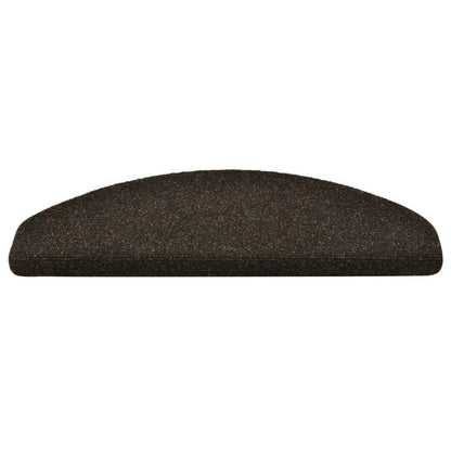 Stufenmatten Selbstklebend 5 Stk. 65x21x4 cm Dunkelbraun Halbrund Groß