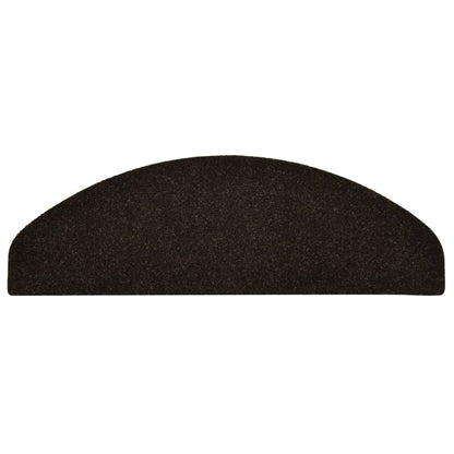 Stufenmatten Selbstklebend 5 Stk. 65x21x4 cm Dunkelbraun Halbrund Groß