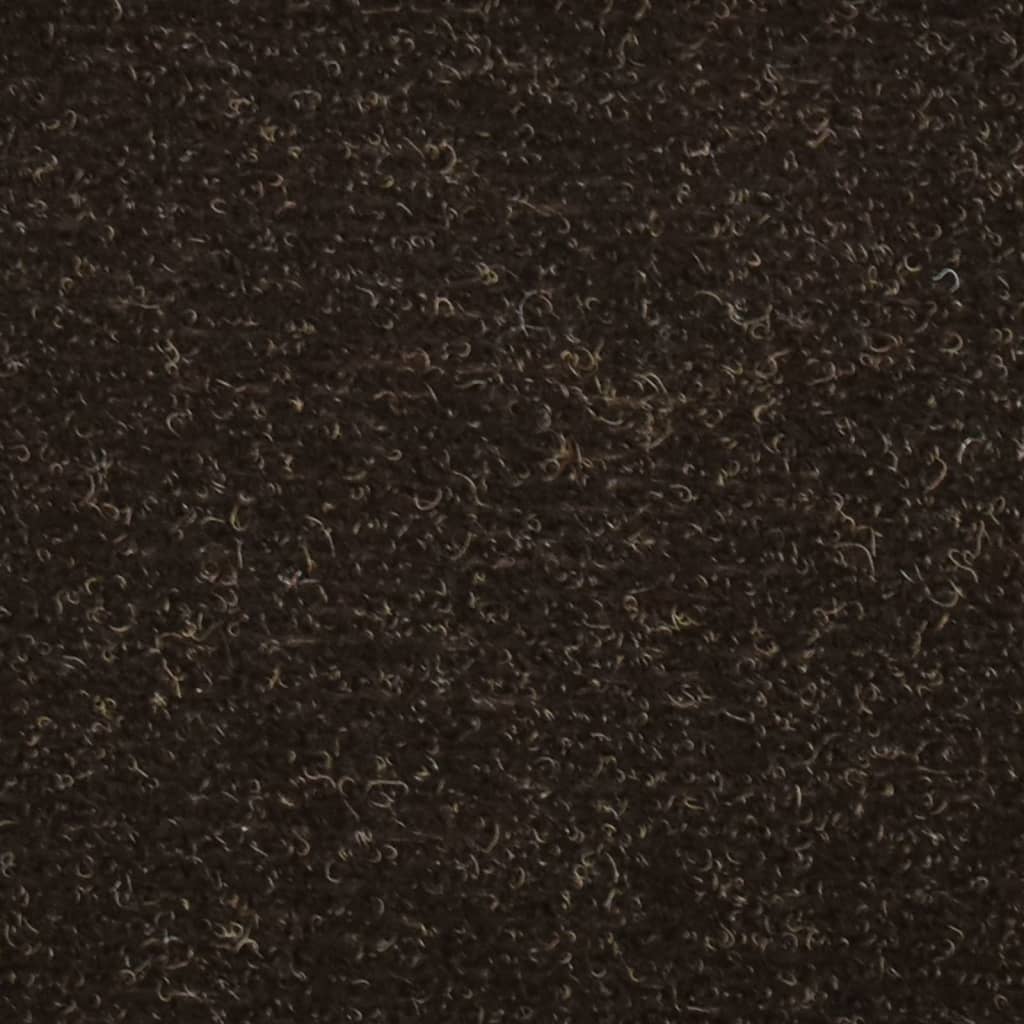 Stufenmatten Selbstklebend 5 Stk. 65x21x4 cm Dunkelbraun Halbrund Groß