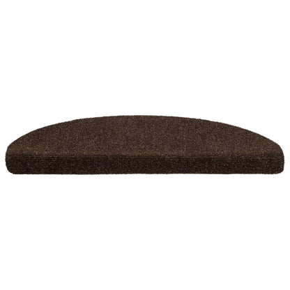 Stufenmatten Selbstklebend 5 Stk. 65x21x4 cm Braun Halbrund Groß