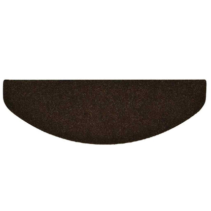 Stufenmatten Selbstklebend 5 Stk. 65x21x4 cm Braun Halbrund Groß