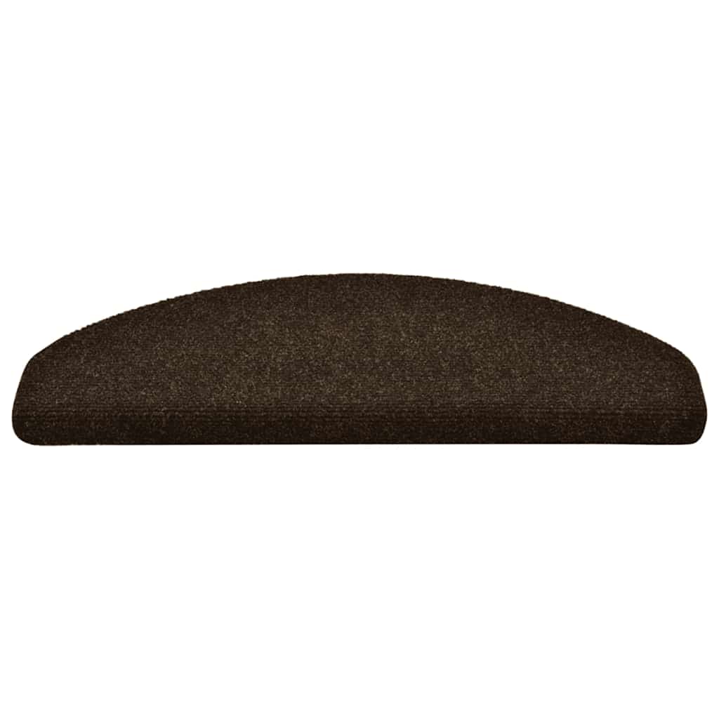 Stufenmatten Selbstklebend 10 Stk. 65x21x4 cm Braun Halbrund Groß