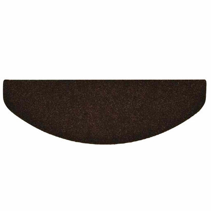 Stufenmatten Selbstklebend 10 Stk. 65x21x4 cm Braun Halbrund Groß