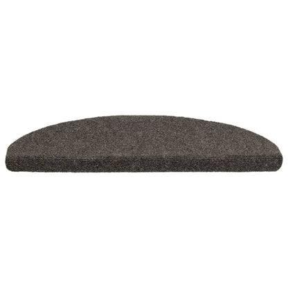 Stufenmatten Selbstklebend 5 Stk. 65x21x4 cm Anthrazit Halbrund Groß