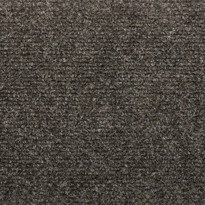 Stufenmatten Selbstklebend 5 Stk. 65x21x4 cm Anthrazit Halbrund Groß