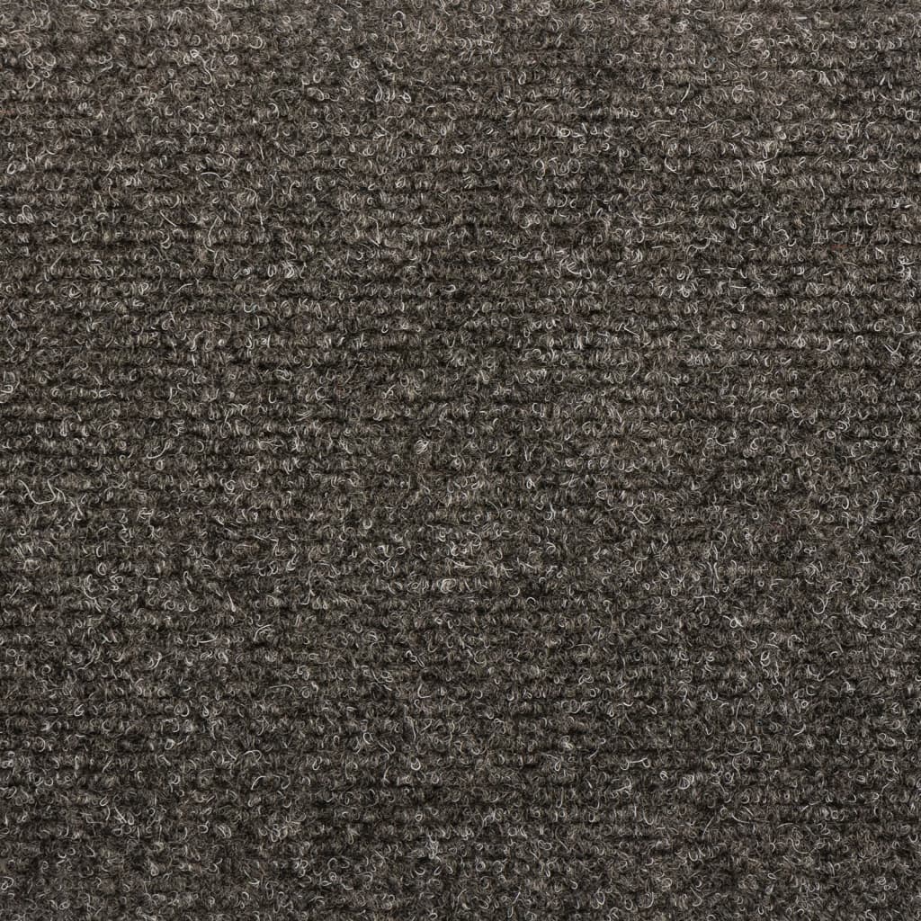 Stufenmatten Selbstklebend 10 Stk. 65x21x4 cm Anthrazit Halbrund Groß