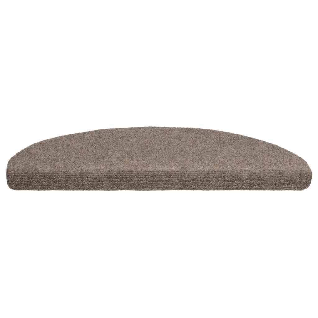 Stufenmatten Selbstklebend 10 Stk. 65x21x4 cm Beige Halbrund Groß