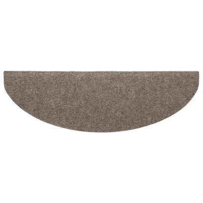 Stufenmatten Selbstklebend 10 Stk. 65x21x4 cm Beige Halbrund Groß