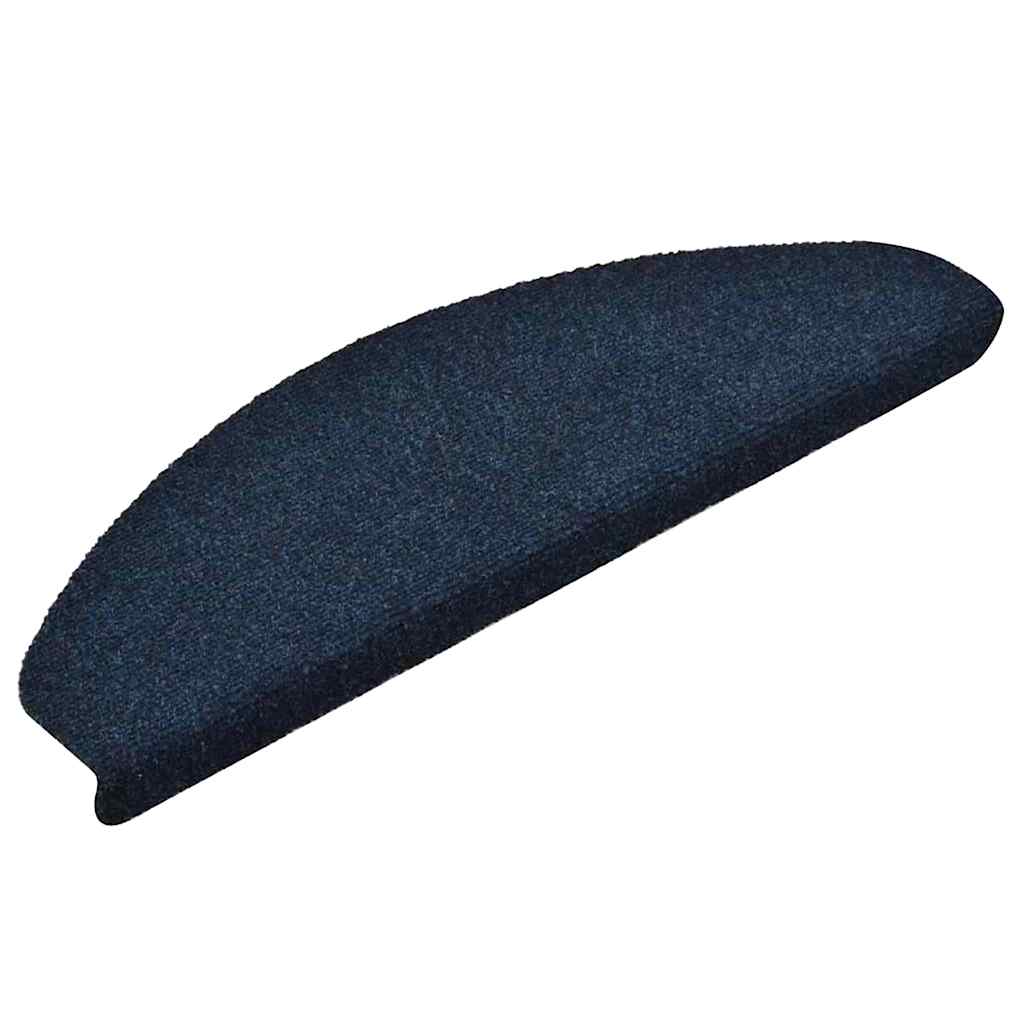 Stufenmatten Selbstklebend 5 Stk. 65x21x4 cm Marineblau Halbrund Groß