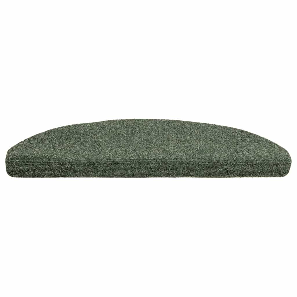 Stufenmatten Selbstklebend 5 Stk. 65x21x4 cm Grün Halbrund Groß