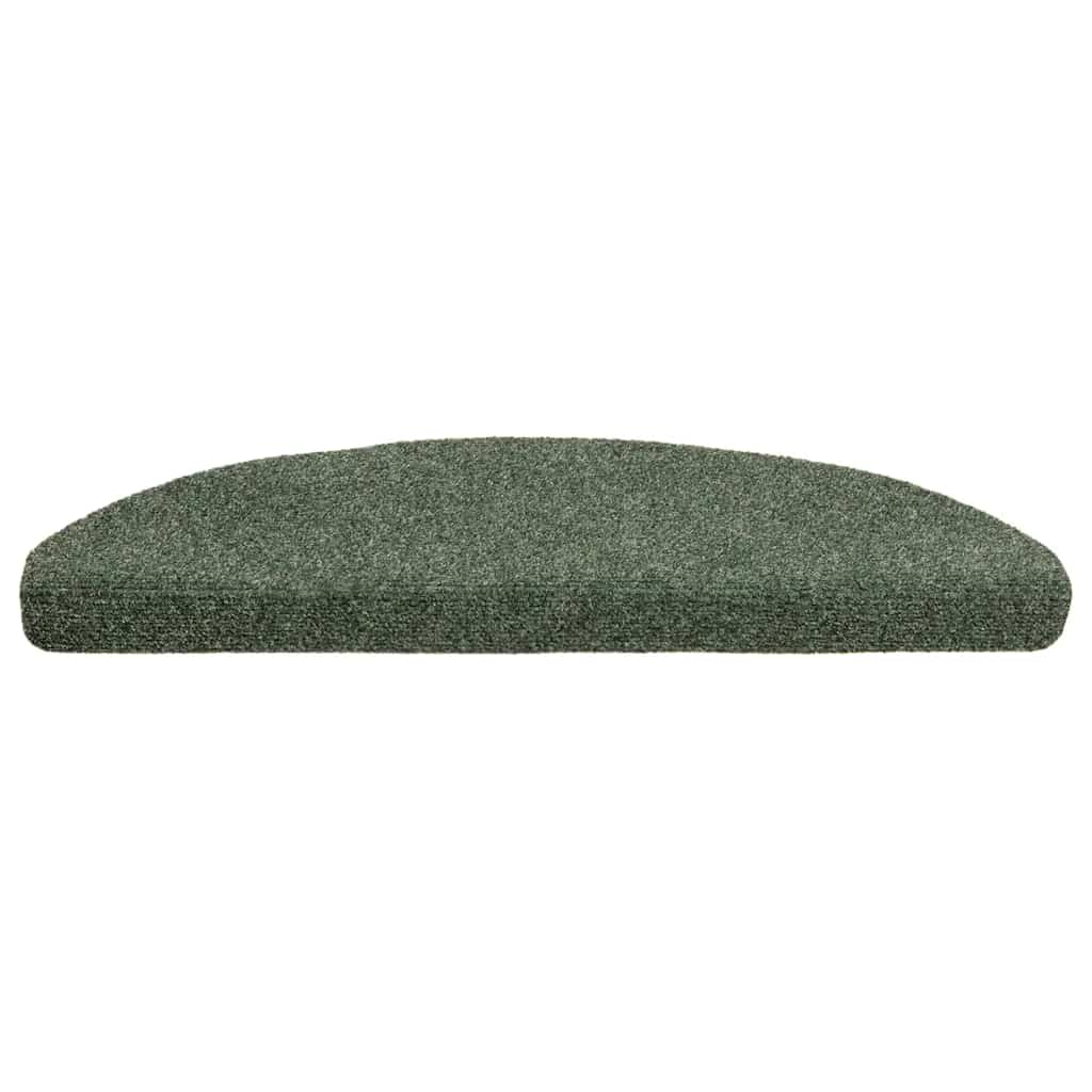 Stufenmatten Selbstklebend 10 Stk. 65x21x4 cm Grün Halbrund Groß