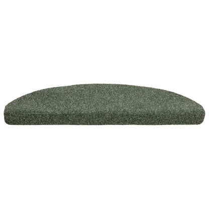 Stufenmatten Selbstklebend 10 Stk. 65x21x4 cm Grün Halbrund Groß