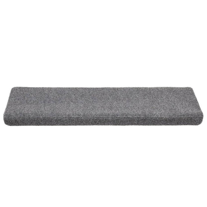 Stufenmatten Selbstklebend 5 Stk. 65x21x4 cm Hellgrau Rechteckiger Rand