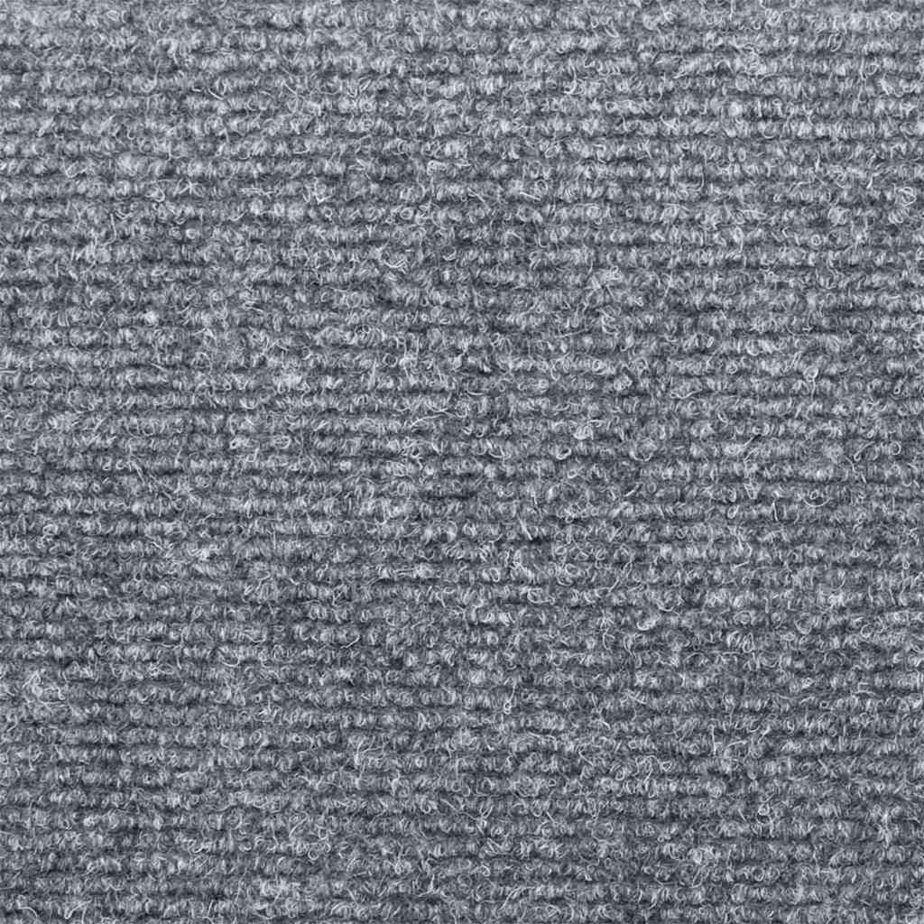 Stufenmatten Selbstklebend 10 Stk. 65x21x4 cm Hellgrau Rechteckiger Rand