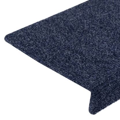 Stufenmatten Selbstklebend 10 Stk. 65x21x4 cm Anthrazit Rechteckiger Rand