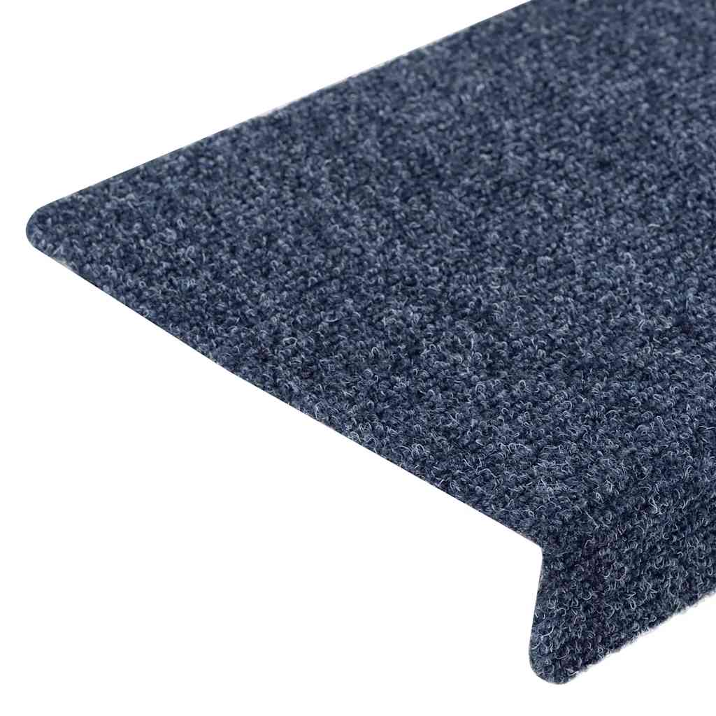 Stufenmatten Selbstklebend 10 Stk. 65x21x4 cm Anthrazit Rechteckiger Rand