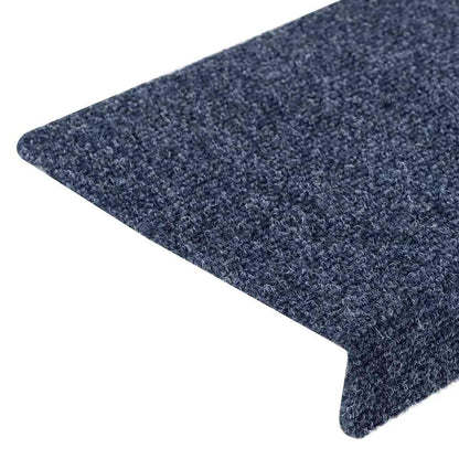 Stufenmatten Selbstklebend 10 Stk. 65x21x4 cm Anthrazit Rechteckiger Rand