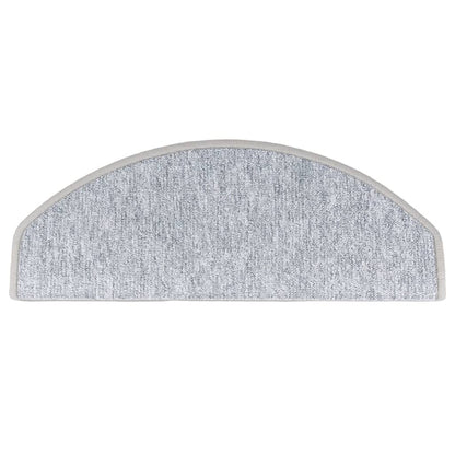 Stufenmatten 10 Stk. 65x24x4 cm Hellgrau Halbrund Groß