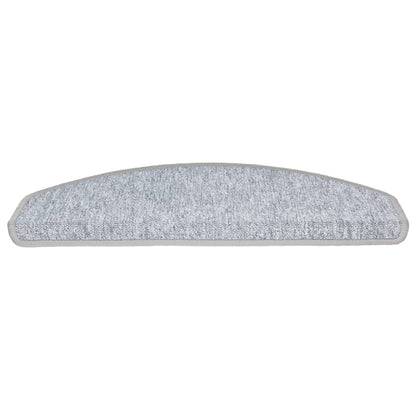 Stufenmatten 10 Stk. 65x24x4 cm Hellgrau Halbrund Groß