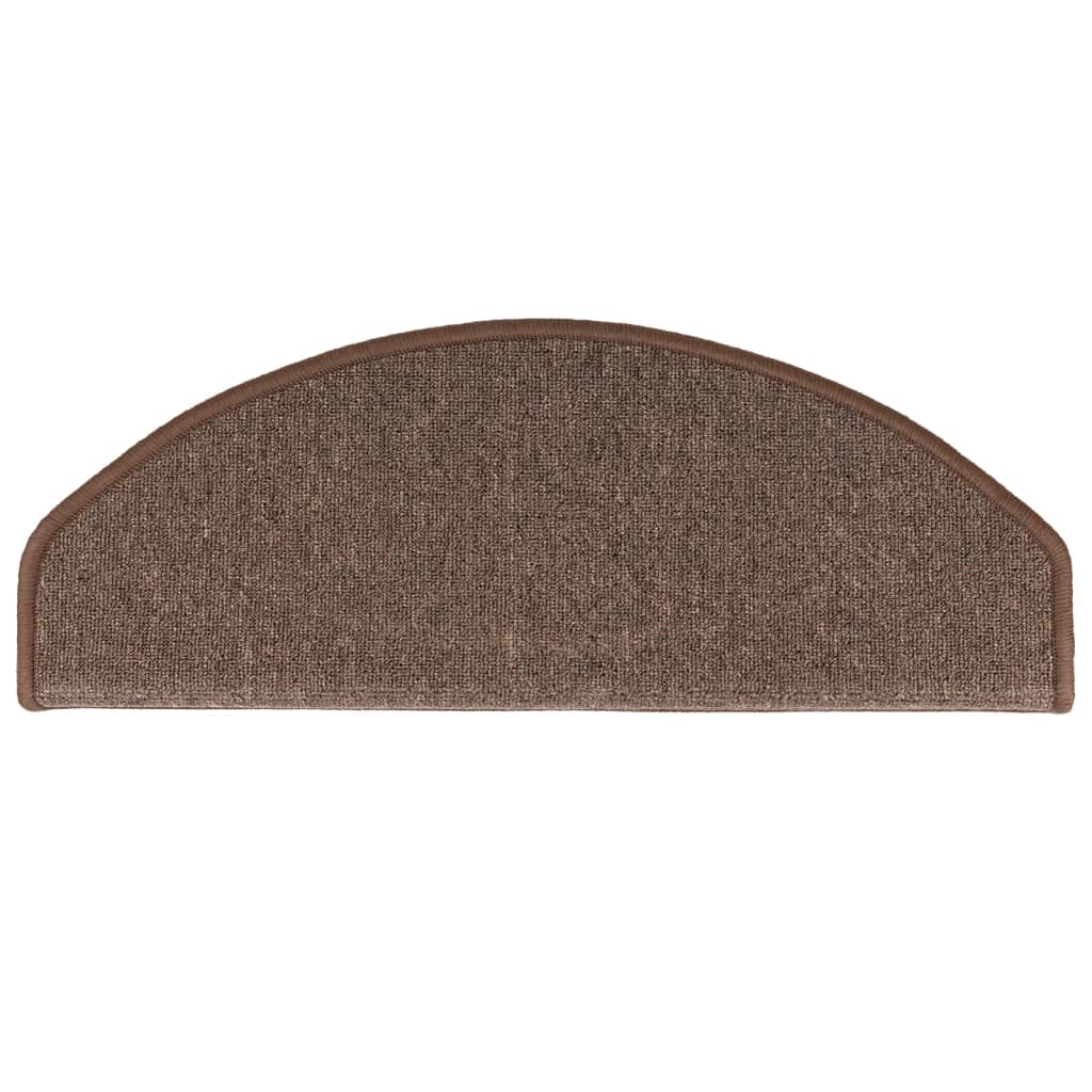 Stufenmatten 10 Stk. 65x24x4 cm Kaffeebraun Halbrund Groß