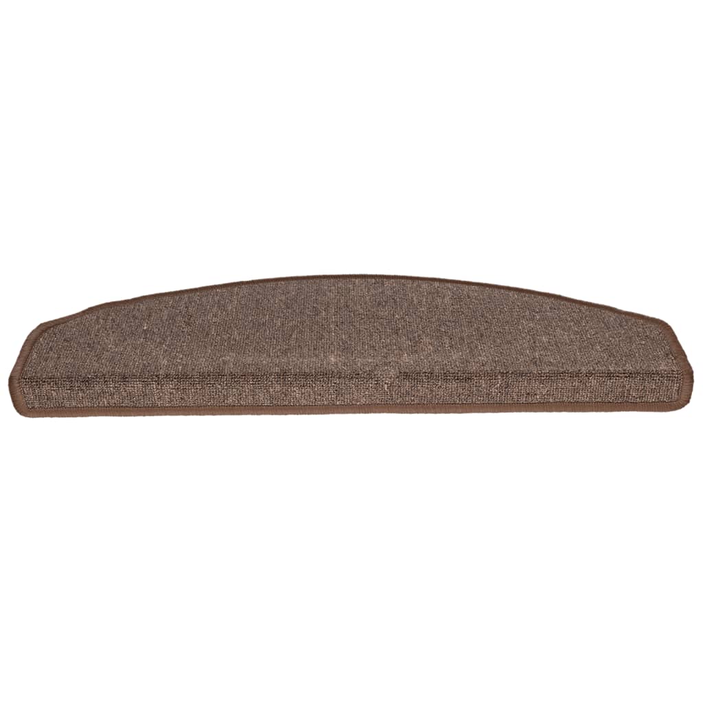 Stufenmatten 10 Stk. 65x24x4 cm Kaffeebraun Halbrund Groß