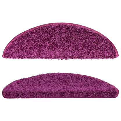 Stufenmatten 10 Stk. 56x17x3 cm Violett Halbrund