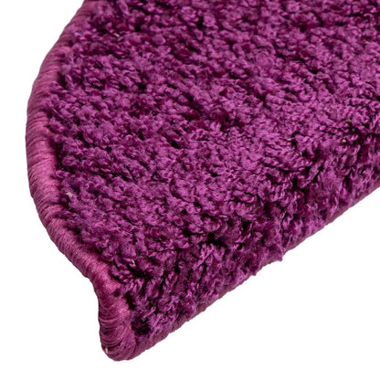Stufenmatten 10 Stk. 56x17x3 cm Violett Halbrund