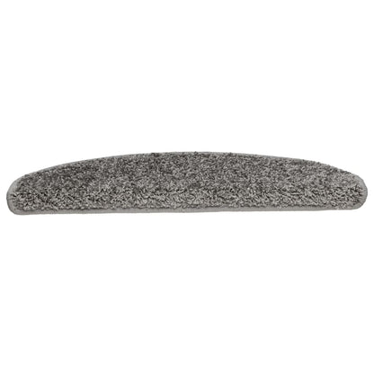 Stufenmatten 10 Stk. 65x21x4 cm Grau Halbrund Groß