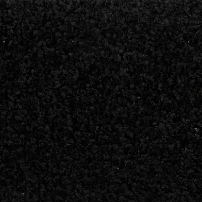 Stufenmatten 10 Stk. 65x21x4 cm Schwarz Halbrund Groß