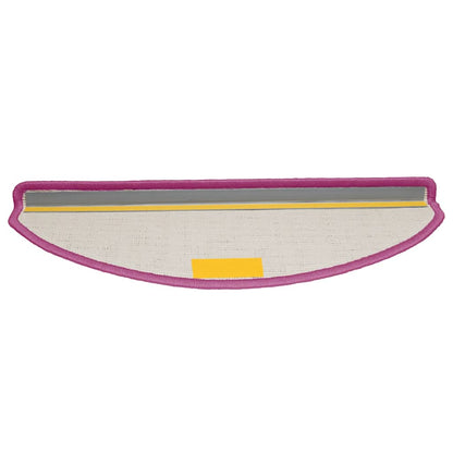 Stufenmatten 10 Stk. 65x21x4 cm Violett Halbrund Groß