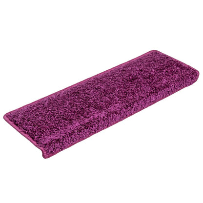 Stufenmatten 10 Stk. 65x21x4 cm Violett Rechteckiger Rand