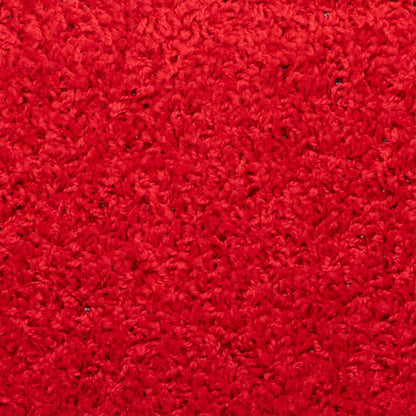 Stufenmatten 10 Stk. 65x21x4 cm Rot Rechteckiger Rand