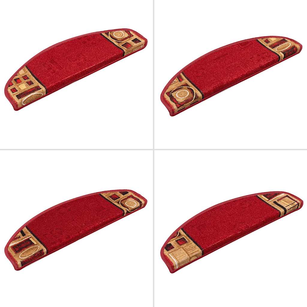 Stufenmatten Selbstklebend 5 Stk. 65x21x4 cm Rot