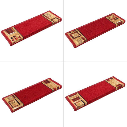 Stufenmatten Selbstklebend 10 Stk. 65x21x4 cm Rot