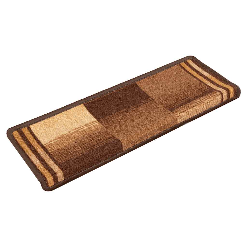 Stufenmatten Selbstklebend 5 Stk. 65x21x4 cm Braun