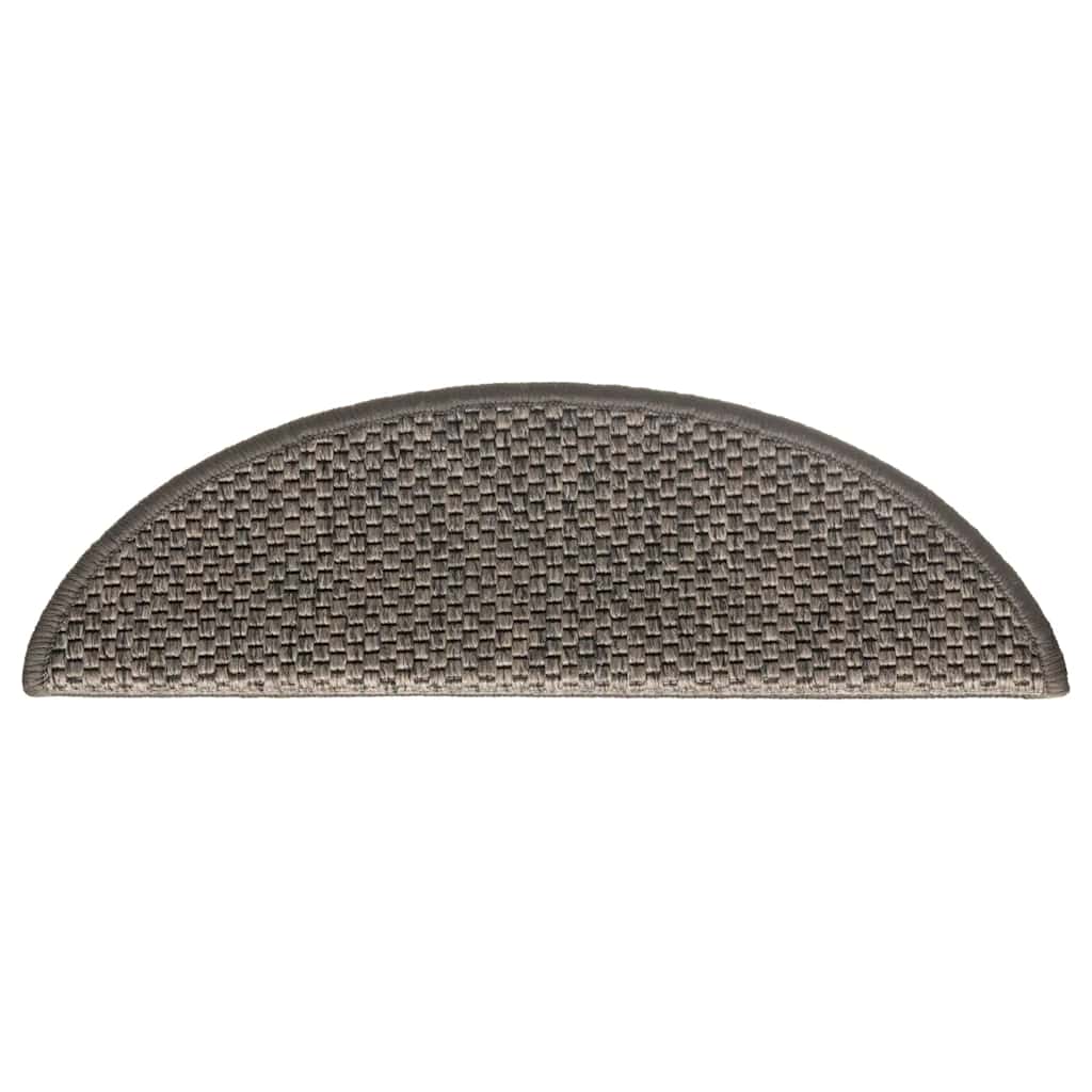 Treppenmatten Selbstklebend Sisal-Look 15 Stk 56x17x3 Hellbraun