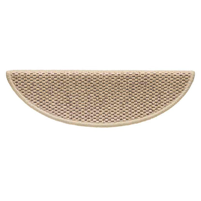 Treppenmatten Selbstklebend Sisal-Optik 15 Stk. 56x17x3 cm Sand