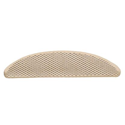 Treppenmatten Selbstklebend Sisal-Look 15 Stk. 56x17x3 Berber