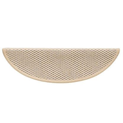 Treppenmatten Selbstklebend Sisal-Look 15 Stk. 56x17x3 Berber