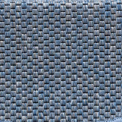 Treppenmatten Selbstklebend Sisal-Optik 15 Stk. 65x21x4 cm Blau