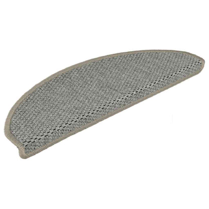 Treppenmatten Selbstklebend Sisal-Look 15 Stk 65x21x4 Hellbeige