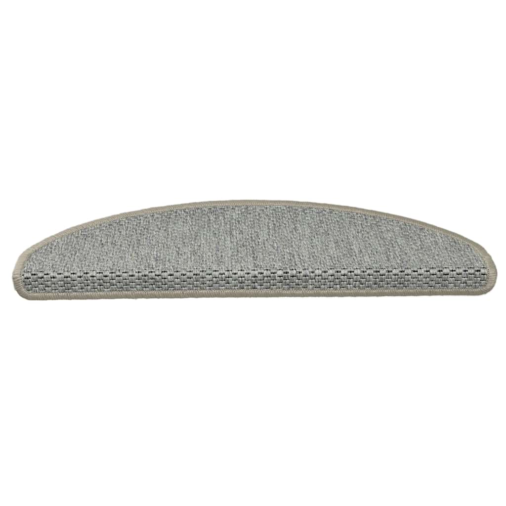 Treppenmatten Selbstklebend Sisal-Look 15 Stk 65x21x4 Hellbeige