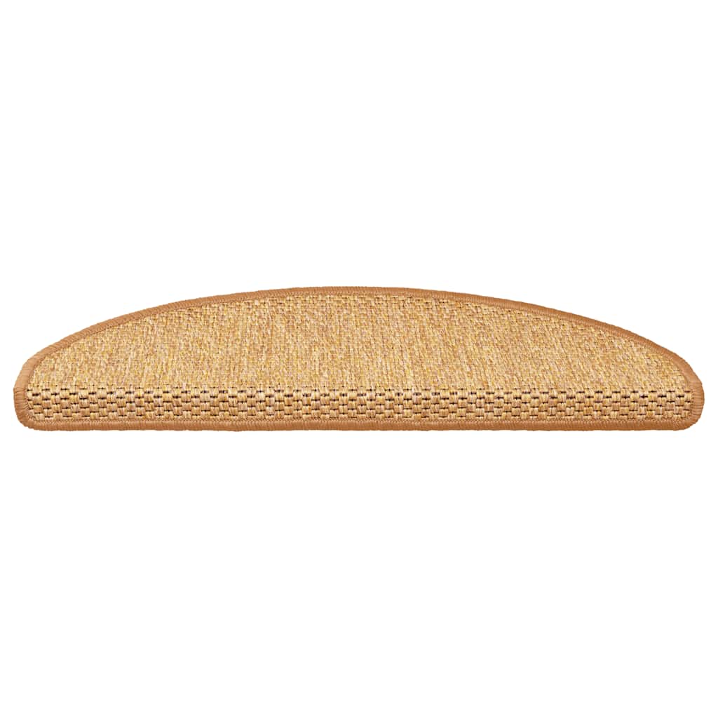 Treppenmatten Selbstklebend Sisal-Look 15 Stk. 65x21x4 Sisal