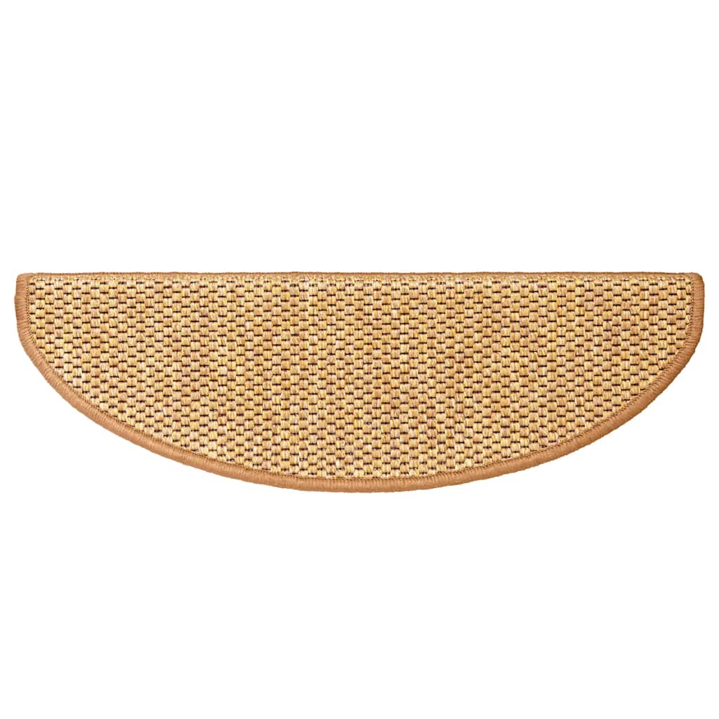 Treppenmatten Selbstklebend Sisal-Look 15 Stk. 65x21x4 Sisal